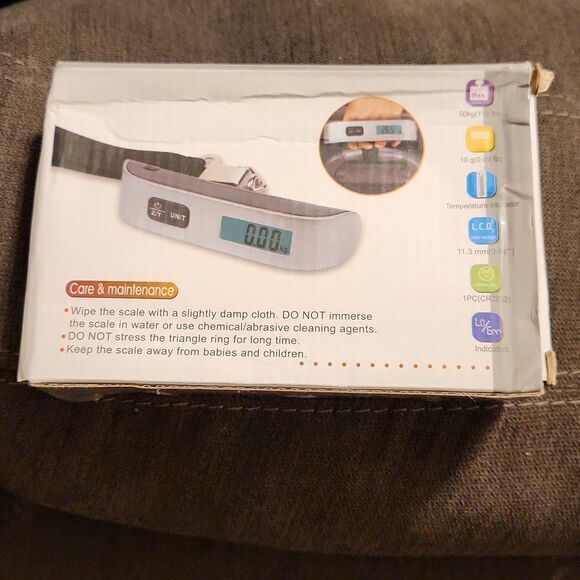 Portable Digital Luggage Scale for Travel Weighs Up to 110 Lbs. - Picture 13 of 13